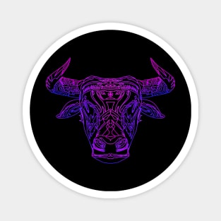 psychadelic bull Magnet